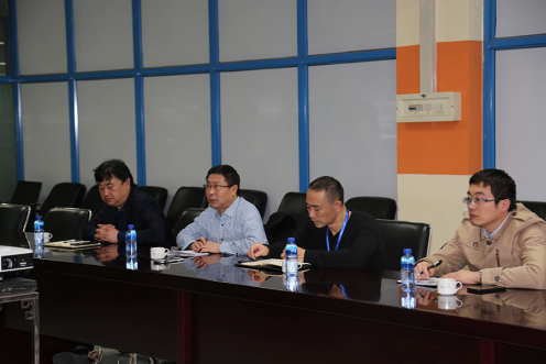 万名干手下基层烟台市国企一队到J9.COM软件公司调研座谈